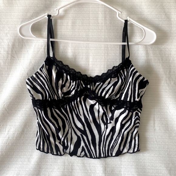 SHEIN Tops - Zebra Print Tank Top